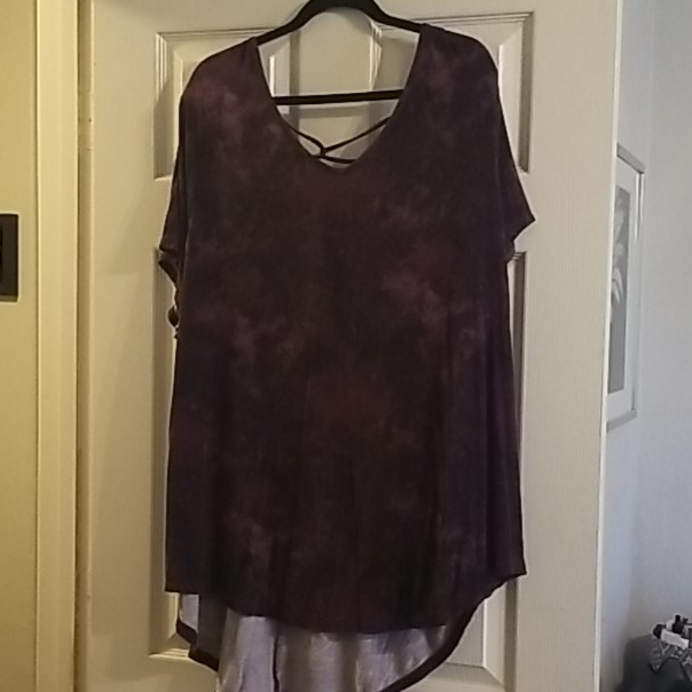 Purple and Black tunic